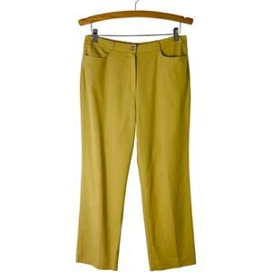 Dallant yellow mustard cropped high waisted lightweight pants 29